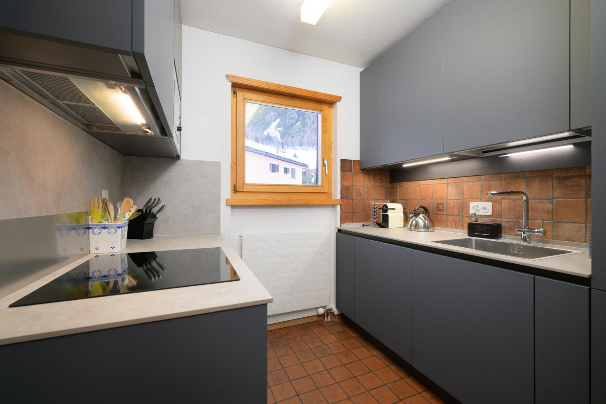 Chesa Panorama B - La Punt Apartment Екстериор снимка